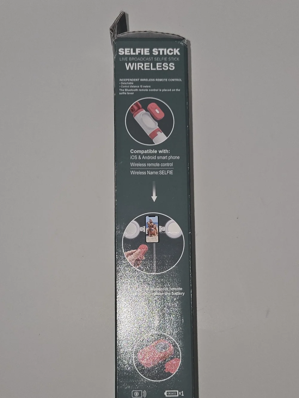 Wireless Selfie Stick - White